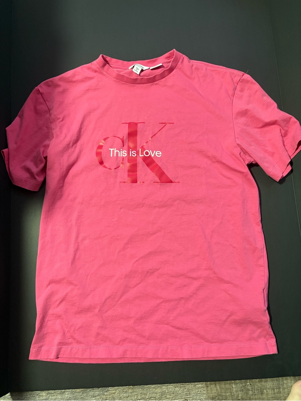 Calvin Klein Pink 'This is Love' CK Graphic Tee